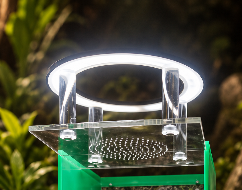 SilkNook LED Light for Jumping Spider Enclosures – Magnetic Daylight Light