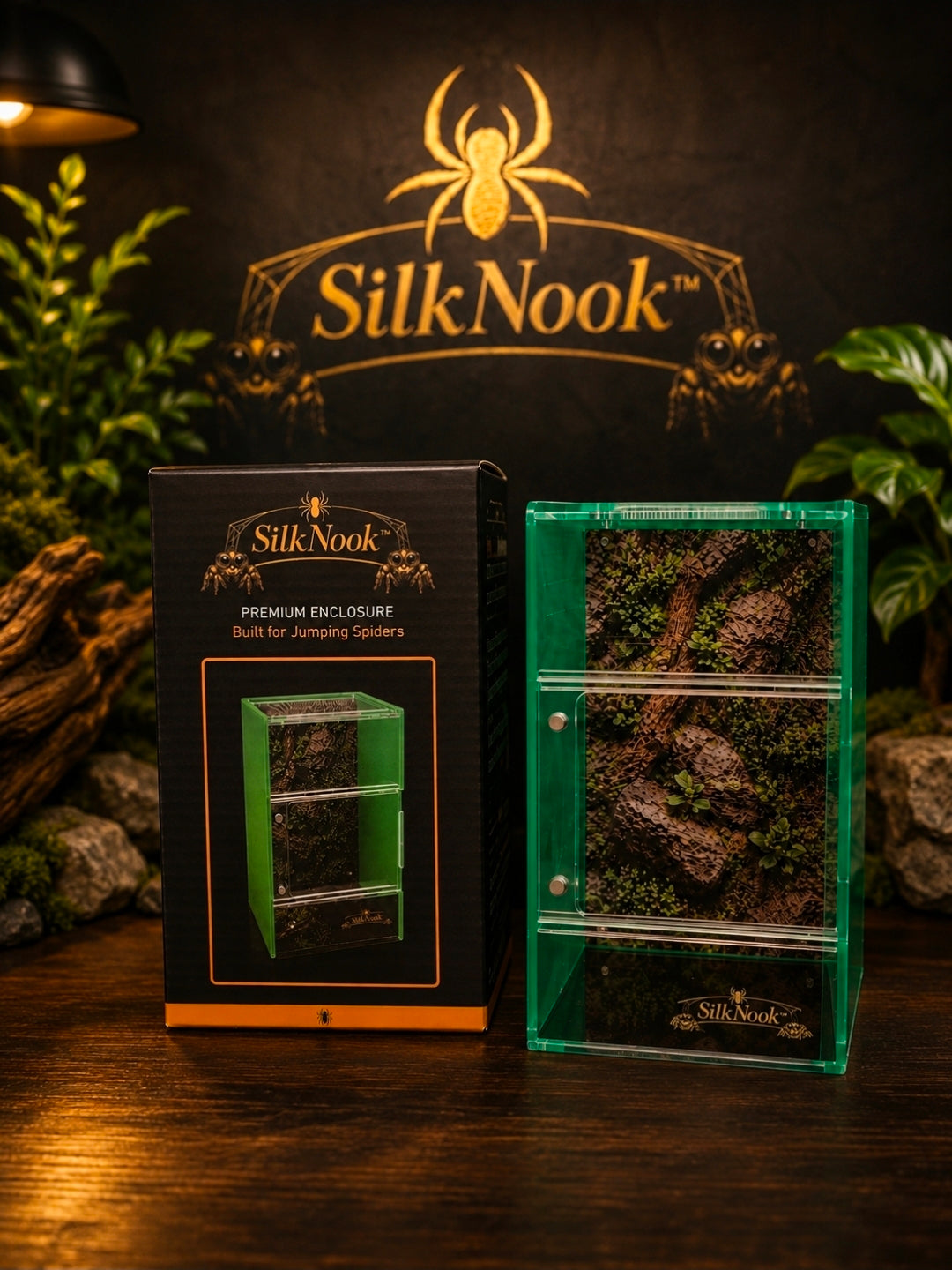 SilkNook Standard Jumping Spider Enclosure